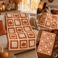 thumbnail image 6 of 59.1x39.4 Inch Fall Thanksgiving Harvest Themed Throw Blanket, Soft Cozy Leaf Pattern Decorative Blanket, Warm Seasonal Blanket For Sofa Couch Bedside Home Decor, 6 of 7