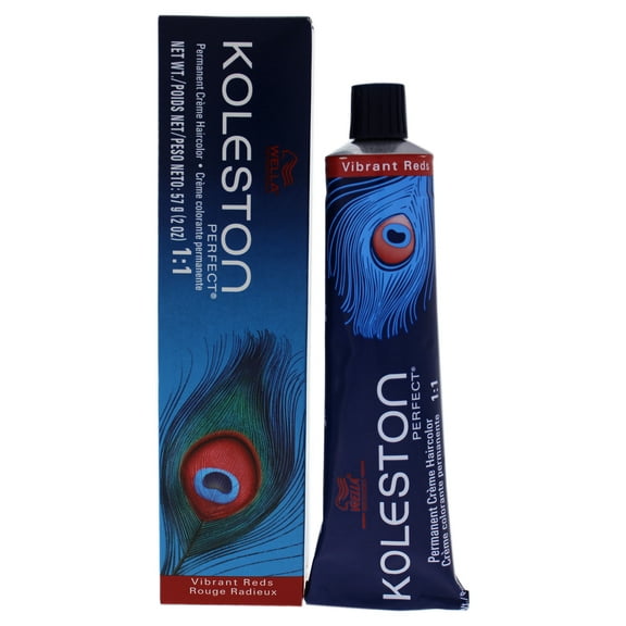 Koleston Perfect Permanent Creme Haircolor - 5 4 Light Brown-Red by Wella for Unisex - 2 oz Hair Color
