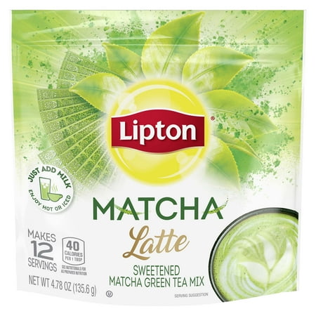 Lipton Japanese Matcha Latte Powder Mix Green Tea