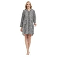 thumbnail image 2 of GLOBAL Camisón de Pijama para Mujer, Camisón de Manga Larga con Botones, Camisón de Novio, Camisetas de Dormir 100% Algodón, Estampado de Leopardo M, 2 of 6