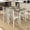 Gray, variant on Uforic Dining Table Set for 4, Modern 5 Piece Rectangular Table Set with 4 Upholstered Chairs, Gray