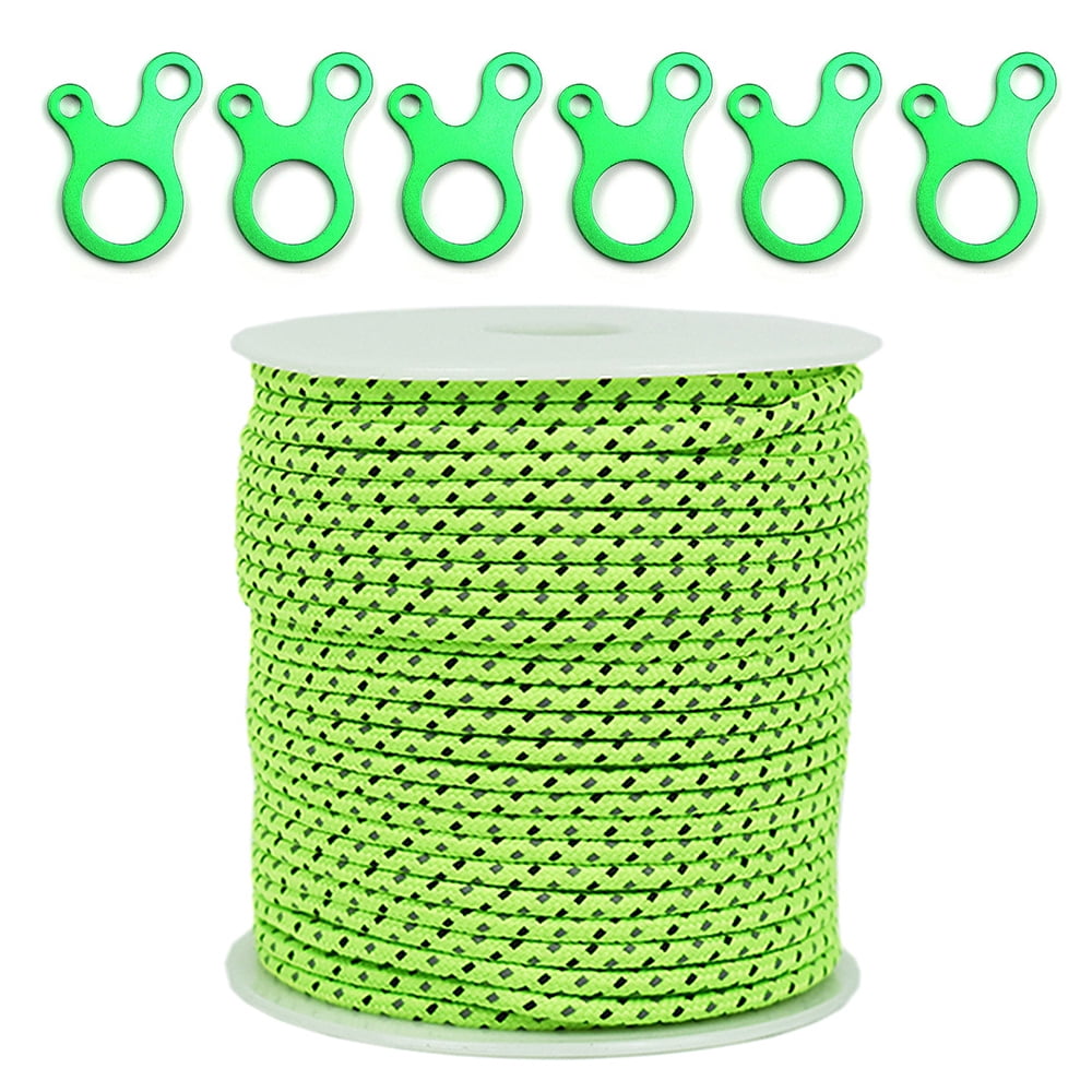 Corde Paracord Survie 50m – Polyester – Pour Tente, Camping, Randonnée