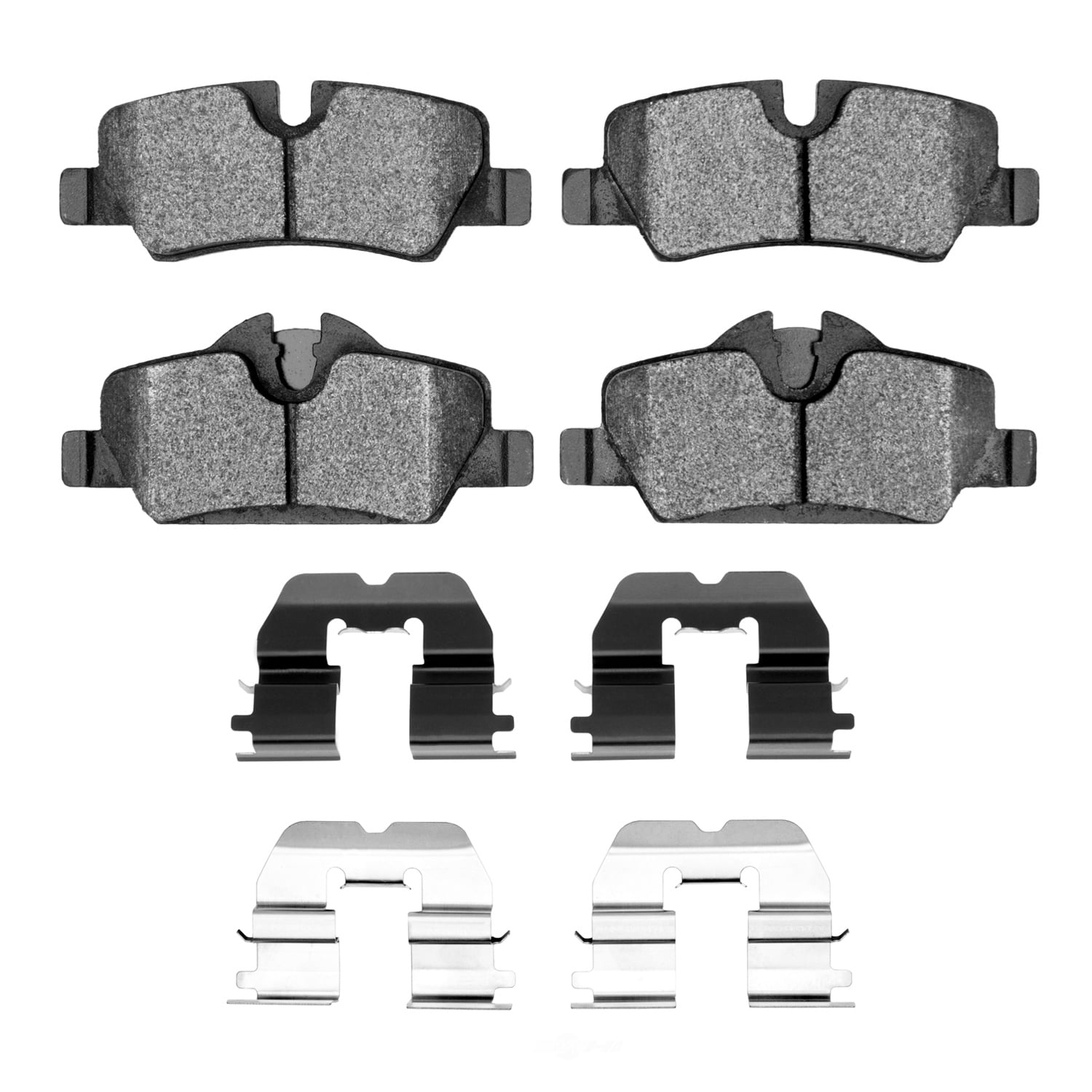Dynamic Friction Company 1551-1800-01 DFC 5000 Advanced Brake Pads - Ceramic and Hardware Kit - OE