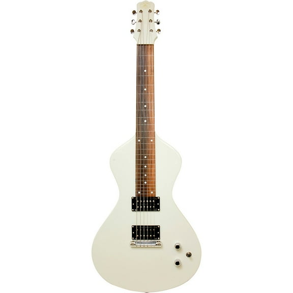Asher Guitars & Lap Steels Electro Hawaiian Junior Lap Steel Guitar Antique White