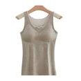 thumbnail image 1 of Camisas térmicas sin mangas para mujer Chaleco de cuello con sujetador incorporado ropa interior térmica camiseta sin mangas térmica, 1 of 6
