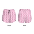 thumbnail image 3 of Balery Breast Cancer Awareness5 Pantalones cortos deportivos para mujer con forro y dos bolsillos, elásticos, para entrenamiento, gimnasio, yoga-Medium, 3 of 7