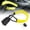 Yellow, variant on 17" Universal Steering Wheel & Seat Belt Lock – Lightweight Anti-Theft for Cars, SUVs, and Golf Carts with Multi-Function Keys