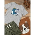 thumbnail image 3 of Cool Dino Born To Be Rockstar T-Shirt Toddler -Image by Shutterstock,  2 Toddler, 3 of 4