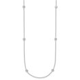 thumbnail image 4 of Auriga 18K White Gold Diamond Stations Necklace for Women 16" (0.3ct, Color- G-H, Clarity- SI1), 4 of 4