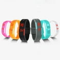thumbnail image 4 of Ayyufe Silicone Red LED Sports Bracelet Touch Digital Wrist Watch, 4 of 8