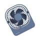 thumbnail image 2 of Matsuzay Ventilador portátil de escritorio Mini rotación Ventiladores pequeños Acampar al aire libre Senderismo Verano Oficina Dormitorio Electrónica Gris, 2 of 6