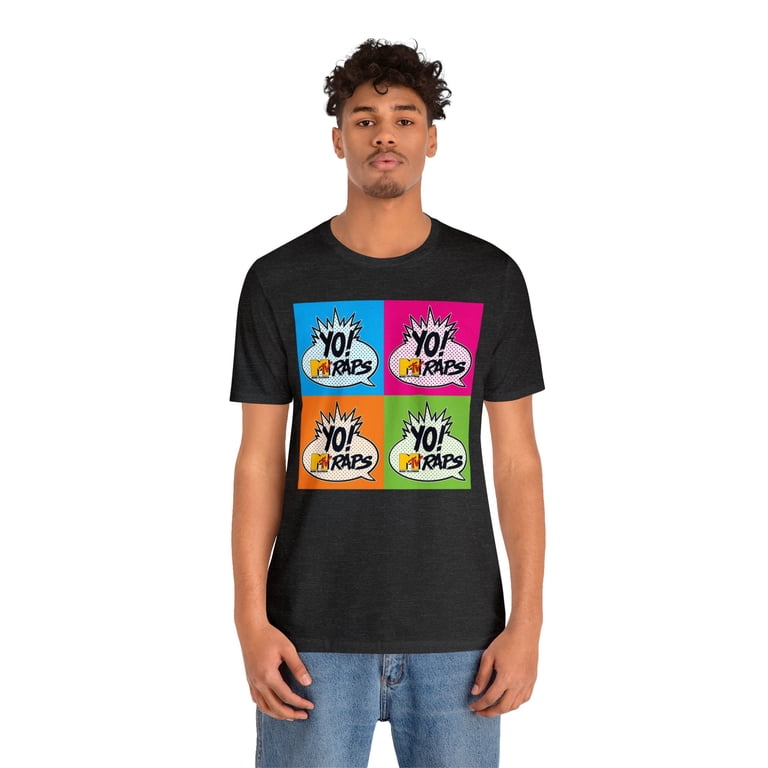 t*k様 SALE/ オフィシャル2007 MTV ラップ Tシャツ Yo! MTV Raps Pop Art T-Shirt - Retro Hip-Hop Vibes Music Lovers