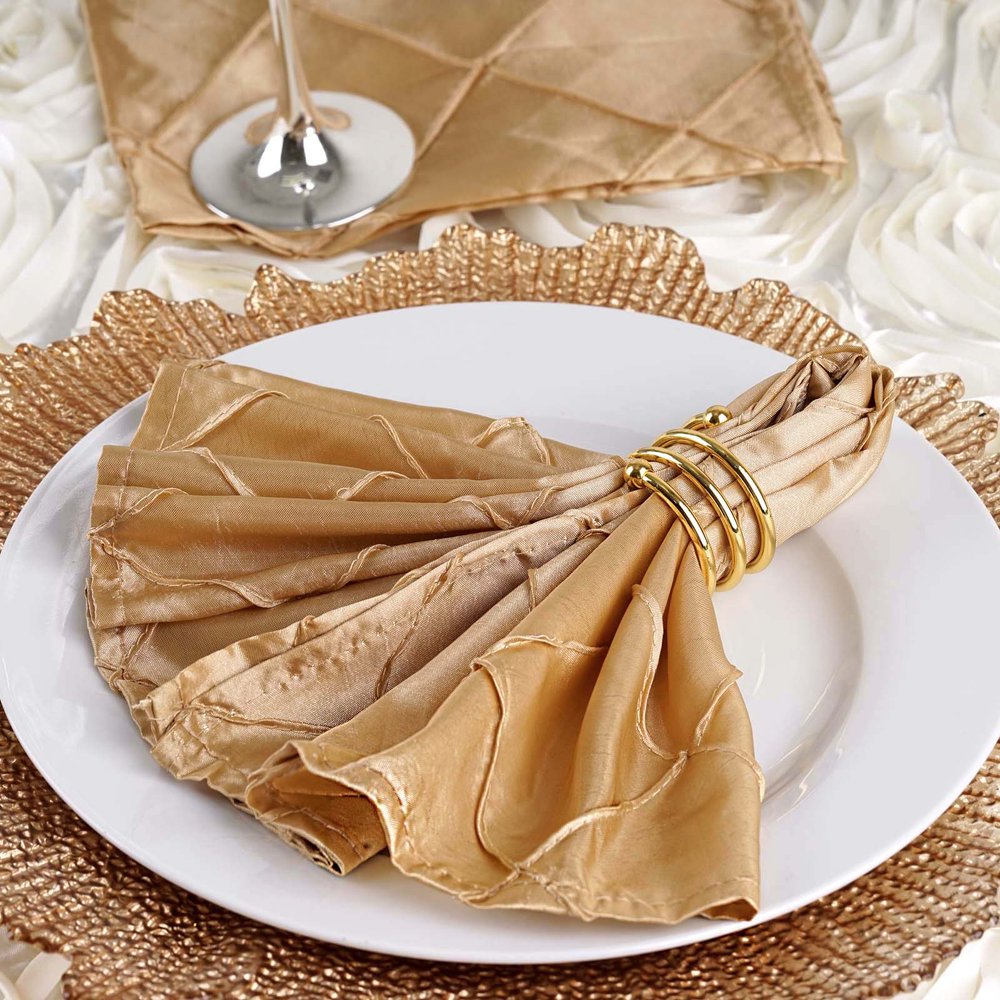 Efavormart Wholesale 25 Premium Washable Pintuck Napkins Great for