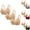 Beige, variant on 3PC Mini-mizer Bras for Women Push-Up Printing Gathered Together Large Size Daily Bra Underwear No Rims