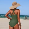 thumbnail image 6 of Gymvis Bathing Suits for Women,One Piece Bathing Suits for Women,Bikini Athletic Padded,Green, 6 of 7