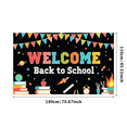thumbnail image 1 of Colorful Design Back to School Banner Educational Theme Welcome Decoration for Classroom Decor School Event Kids Party, 1 of 3
