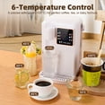 thumbnail image 3 of YILIFEIDA Dispensador Instantáneo de Agua Caliente, Dispensador de Agua Hirviendo de Encimera con 6 Temperaturas Ajustables y 8 Volúmenes de Agua, Tanque de Agua Removible de 119oz, Pantalla Táctil y, 3 of 10