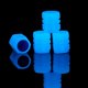 thumbnail image 4 of CHAO Paquete de 12 tapas fluorescentes para válvula de neumático de coche, tapas universales luminosas para válvula de neumático de coche, tapa a prueba de polvo para automóvil, SUV, motocicleta, cami, 4 of 5