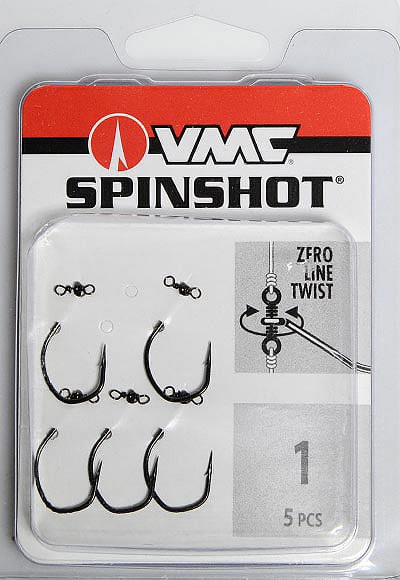 VMC Spinshot Drop Shot Fishing Hook Size #1 