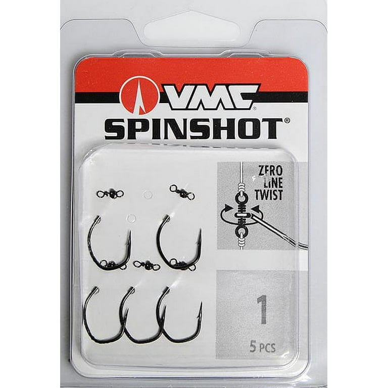 VMC Spinshot Dropshot Hooks 7119SH Size 8 Qty 5