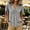 Black, variant on Women's Gingham Check Short Sleeve Blouse with Lapel Collar and Curved Hem, Relaxed Fit Lightweight Summer Top for Casual Vacation and Weekend Getaways