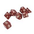 thumbnail image 4 of Dados poliédricos, juego de 21 dados poliédricos, juego de dados poliédricos, juego de dados de rol, acabado de lujo, 4 of 12