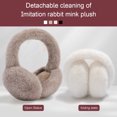 thumbnail image 3 of Cache-oreilles Pliables pour Femmes Temps Froid Cache-Oreilles Chauds d'Hiver Bandeau Mignon Chauffe-Oreilles Ample, 3 of 5