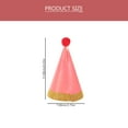 thumbnail image 3 of 12 piezas Pomp Kids Birthday Hat Glitter Party Golden Rim Cap Photo Props para decoración de niños (rosa, rojo, amarillo, azul cada tres), 3 of 6