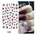 thumbnail image 4 of Pegatinas de uñas de la serie de Halloween de Navidad de invierno, accesorios de uñas, calcomanías de decoración de uñas de belleza de Santa Claus, alce de copo de nieve 3D, 4 of 4