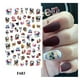 thumbnail image 4 of Pegatinas de uñas de la serie de Halloween de Navidad de invierno, accesorios de uñas, calcomanías de decoración de uñas de belleza de Santa Claus, alce de copo de nieve 3D, 4 of 4