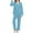 Sky Blue, variant on VISALY Valentines Pajamas Women Heart Parinted Button Down Sleepwear Lounge Set Nightwear Loungewear Winter Pajamas Lounge Set Night Pajamas Button Down Pajamas Comfortable Pjs Set Soft Sets Black L