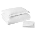 thumbnail image 1 of Juego de edredón Sweet Home Collection Dobby White Twin, 6 piezas, 1 of 6