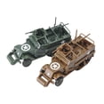 thumbnail image 1 of 2 piezas de componentes suaves y ajusta que empalman ruedas delanteras giratorias ensambladas operación simple 1:72 juguetes de vehículos s Sunnimix Juguetes blindados del vehículo, 1 of 8
