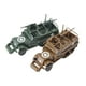 thumbnail image 1 of 2 piezas de componentes suaves y ajusta que empalman ruedas delanteras giratorias ensambladas operación simple 1:72 juguetes de vehículos s Sunnimix Juguetes blindados del vehículo, 1 of 8