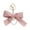 Pink, variant on Sophisticated Keychain With Pearls Heart And Ribbon Bowknot for Daily Wear Dates