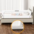 thumbnail image 1 of Barra de cama UPGOGO plegable para niños pequeños, protector de seguridad para bebés de 71 cm, 1 of 7