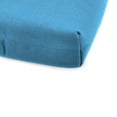 thumbnail image 5 of Jordan Manufacturing 72" x 22" Celosia Ice Blue Crosshatch Rectangular Outdoor Chaise Lounge Cushion with Ties and Hanger Loop, 5 of 14