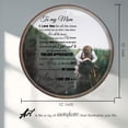 thumbnail image 2 of to My mom from Son Round Metal Tin Sign,Birthday Gifts for Mum,Mom Gifts for Mother Stepmom, Inspirational Quote Sign for Home Bedroom Wall Decor Vintage Wall Art 12x12 Inches, 2 of 5