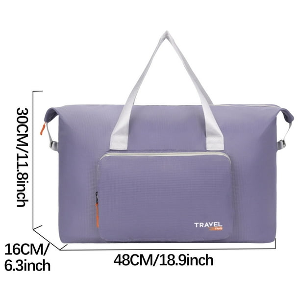 Yhmxh Organizadores y almacenamiento Bolsa de viaje de gran capacidad, bolsa de equipaje plegable, bolsa de almacenamiento portátil, bolsa de almacenamiento para viajes de negocios de corta distancia