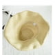 thumbnail image 2 of (Beige) Sombrero de playa de paja para mujer, sombrero de sol plegable, decoración de viaje de ala ancha, sombrero de vacaciones de verano, 2 of 5