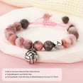 thumbnail image 4 of Pulsera Fervia de Vóleibol con Corazón e Inicial - Regalo de Joyería, 4 of 5