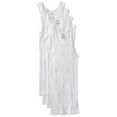 thumbnail image 2 of Hanes Men's 4-Pack FreshIQ Tanks, White, Medium, 2 of 2