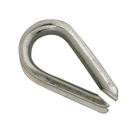 

Campbell Campbell T7670629 Wire Rope Thimble 1/4 Zinc Plated