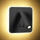 thumbnail image 1 of Lámpara De Pared Led Moderna Luz De Lectura De Pared Con Interruptor 350 Giratorio 3w ​​Foco De Pared Led Lámpara De Pared Interior Para Dormitorio Sala De Estar Sala De Estudio, Bla, 1 of 5