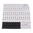 thumbnail image 2 of 49/54/61/88 Key Piano Sticker Music Note Keyboard Labels for kids Black, 2 of 8