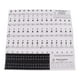 thumbnail image 2 of Pegatinas para teclas de piano para teclados de 49/54/61/88 teclas con notas y números de notas marcados. Negro, 2 of 9