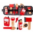 thumbnail image 1 of Riñonera Xtellar De Bombero De Madera Para Niños Juego De Rol, 1 of 3