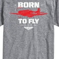 thumbnail image 3 of Top Gun: Maverick - Born To Fly - Men's Short Sleeve Graphic T-Shirt, 3 of 5