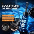 thumbnail image 4 of Gel para peinar el cabello para hombre con peine, 280 ml Cera a base de agua Cool Modeling Back Strong Hold, fijación 24 horas, fácil de limpiar, no graso, anticaspa para un look más joven, 22,5x6cm, 4 of 6