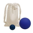 thumbnail image 3 of 2 pelotas de , equipo de fitness, pelotas de yoga para mujeres para entrenar el cuello y la espalda Azul oscuro, 3 of 8